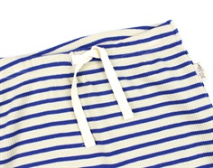 Petit Piao deep cobalt/dark off white stribede bukser modal